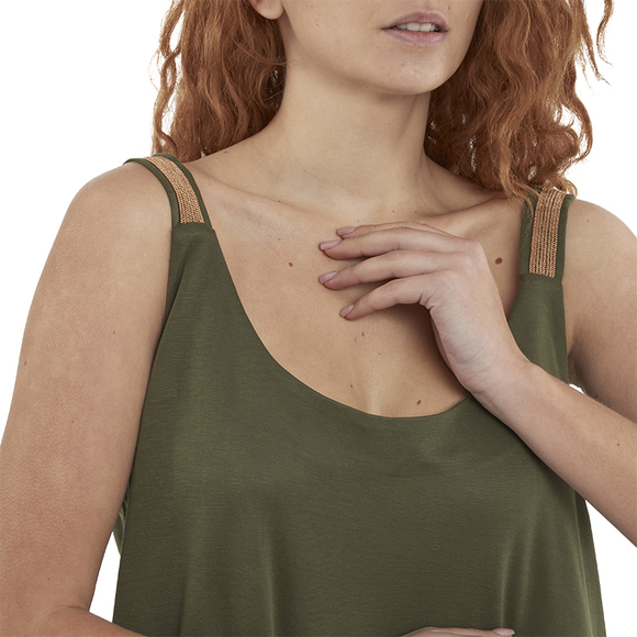 Network Dress Women size L Olive Drab - Picture 5 of 5